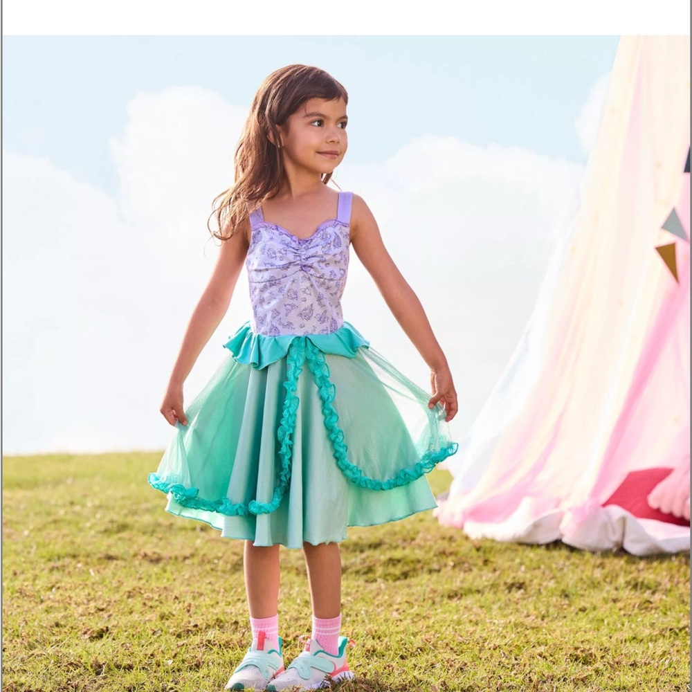 Disney Story Play Ariel Dress -The Little Mermaid NWT Sz 7/8